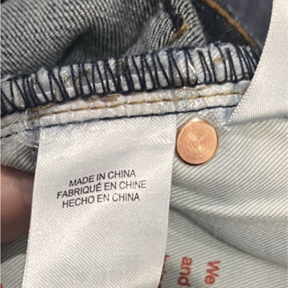 Lucky Brand 329 Classic Straight Denim Blue Jeans Men's 40X30 Waist 40" - Picture 9 of 14